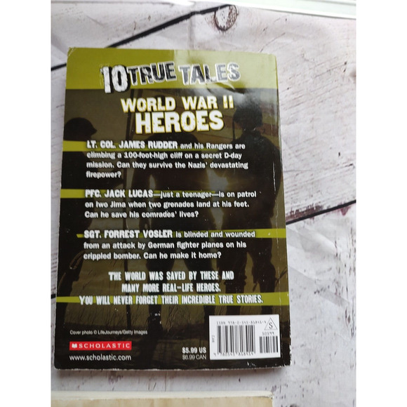 lot of 4 WWII books Captured Torpedoed true tales brave like my brother - Picture 7 of 9